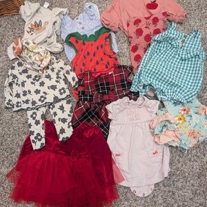 Assorted Baby Girl Clothing Sets 0-3m